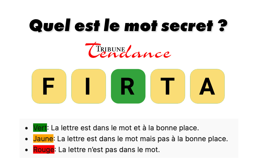 Défiez votre esprit: Mot de 5 lettres en 120s! 1 Défiez votre esprit: Mot de 5 lettres en 120s! game virale image tarif 3 Défiez votre esprit: Mot de 5 lettres en 120s!