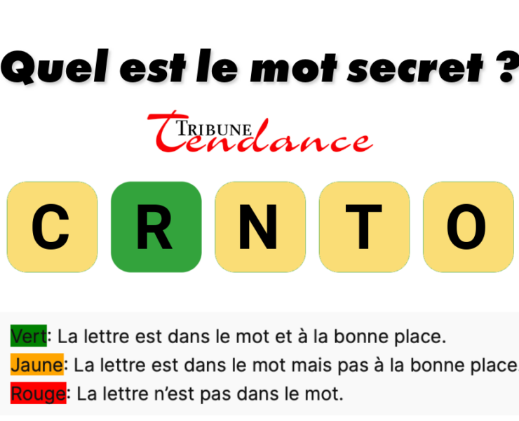 game virale image tronc 1 D&eacute;fi: Mot de 5 Lettres en 2 Minutes