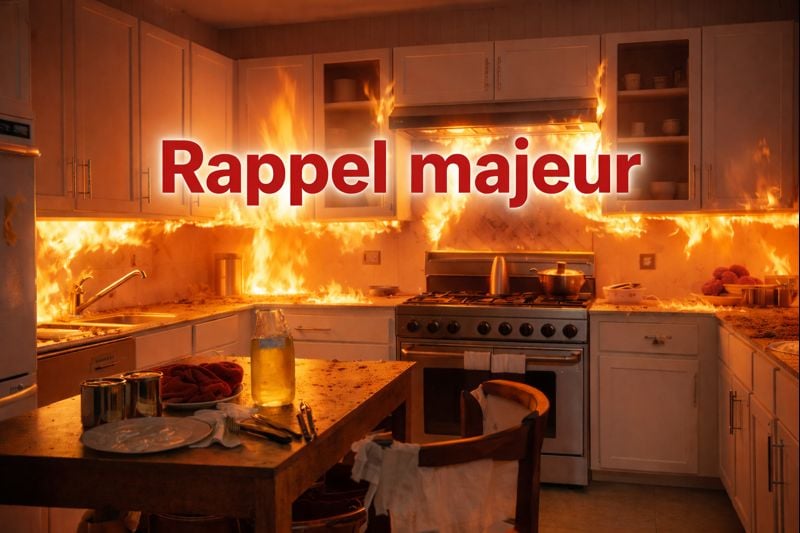 rappelm Risque d&rsquo;incendie : rappel majeur touchant plus de 300 000 cuisini&egrave;res