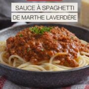 saucemarthe e1765924818791 Marthe Laverdi&egrave;re d&eacute;voile la recette secr&egrave;te de sa sauce &agrave; spaghetti