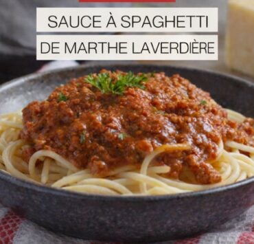 Marthe Laverdière dévoile la recette secrète de sa sauce à spaghetti 10 Marthe Laverdière dévoile la recette secrète de sa sauce à spaghetti saucemarthe e1765924818791 Marthe Laverdière dévoile la recette secrète de sa sauce à spaghetti