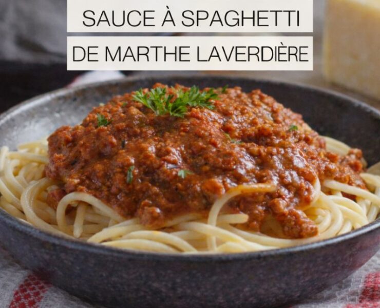 saucemarthe e1765924818791 Marthe Laverdi&egrave;re d&eacute;voile la recette secr&egrave;te de sa sauce &agrave; spaghetti