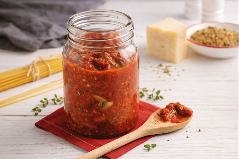 saucerrr Marthe Laverdi&egrave;re d&eacute;voile la recette secr&egrave;te de sa sauce &agrave; spaghetti