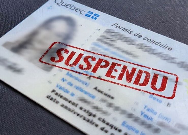 suspendu Permis de conduire : d&egrave;s le 1 er janvier, une nouvelle loi vient tout bouleverser au Qu&eacute;bec