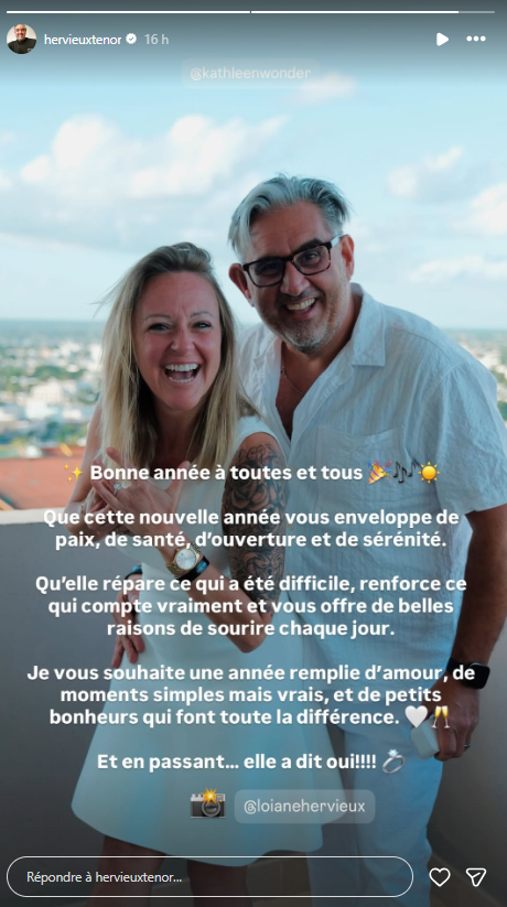 Capture decran 2026 01 01 164335 Marc Hervieux commence 2026 avec une demande en mariage &eacute;mouvante (PHOTOS)