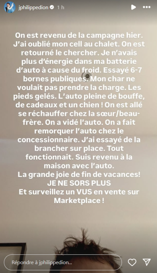 Capture decran 2026 01 04 133251 Jean-Philippe Dion termine les F&ecirc;tes sur une note particuli&egrave;rement p&eacute;nible