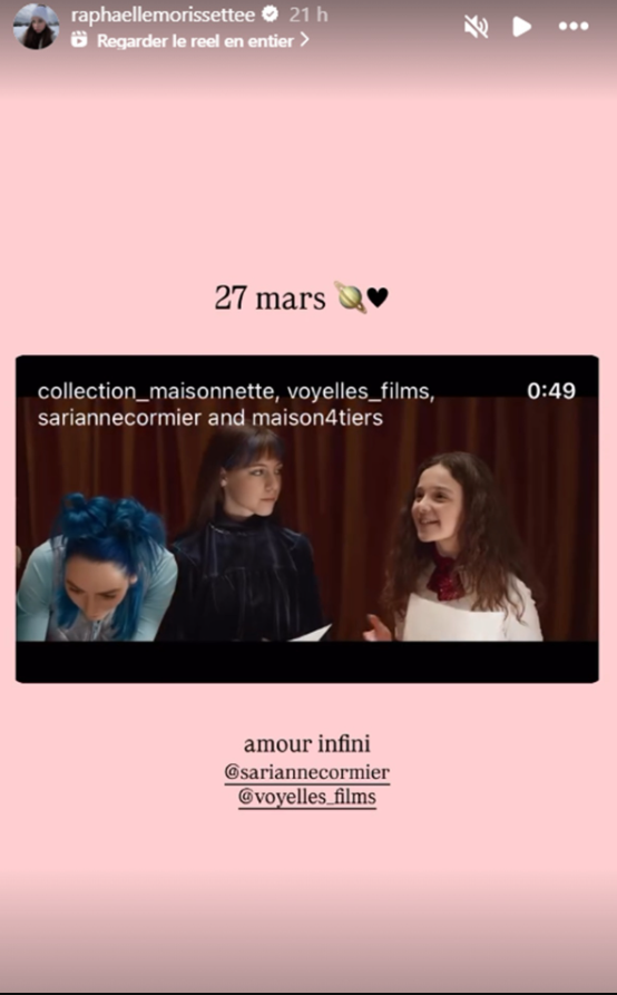 Capture decran 2026 01 16 123439 Grande fiert&eacute; pour V&eacute;ronique Cloutier : sa fille Rapha&euml;lle d&eacute;croche un r&ocirc;le au grand &eacute;cran