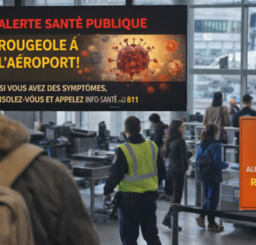 Capture decran 2026 01 17 131920 Alerte Sant&eacute; publique : des voyageurs qu&eacute;b&eacute;cois possiblement expos&eacute;s &agrave; la rougeole &agrave; l&rsquo;a&eacute;roport de Montr&eacute;al