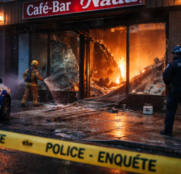 Un commerce attaqué par le feu en pleine nuit à Montréal 2 Un commerce attaqué par le feu en pleine nuit à Montréal Capture decran 2026 01 23 154943 Un commerce attaqué par le feu en pleine nuit à Montréal