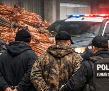Capture decran 2026 01 24 150340 Affaire majeure de vol de m&eacute;tal : deux hommes arr&ecirc;t&eacute;s au Qu&eacute;bec