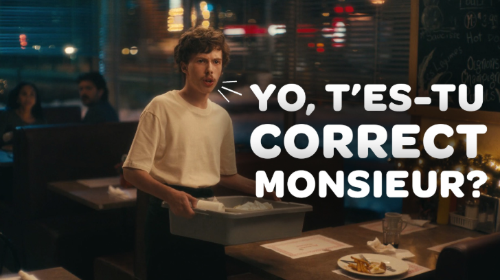 Capture le 2026 01 01 a 11.17.10 Simon Olivier Fecteau revient en force au Bye Bye 2025 et vole la vedette dans une pub audacieuse