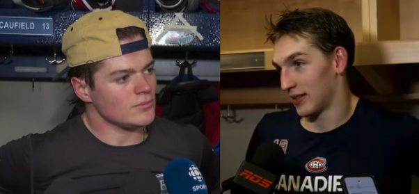 Capture le 2026 01 03 a 00.39.32 Canadiens : Mauvaise nouvelle act&eacute;e pour Hutson et Caufield