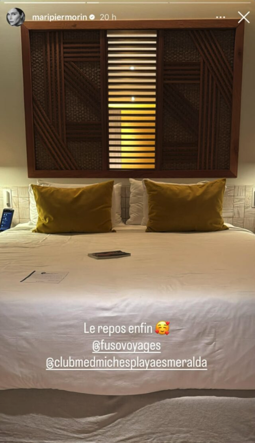 Capture le 2026 01 07 a 03.56.14 Maripier Morin partage des photos sur la plage avec son conjoint et ses enfants hors du Quebec &ndash; voici les premi&egrave;res images