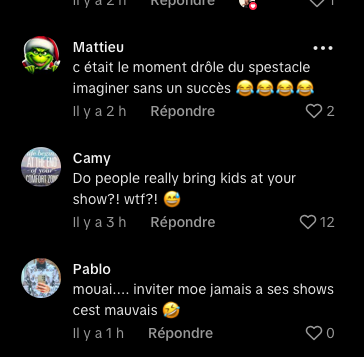 Capture le 2026 01 07 a 16.10.56 Quand un enfant chamboule le show : la riposte de Sugar Sammy dans la salle