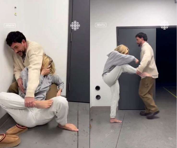 Capture le 2026 01 12 a 18.35.23 V&eacute;ronique Cloutier et F&eacute;lix-Antoine Tremblay : un fou rire qui fait le buzz