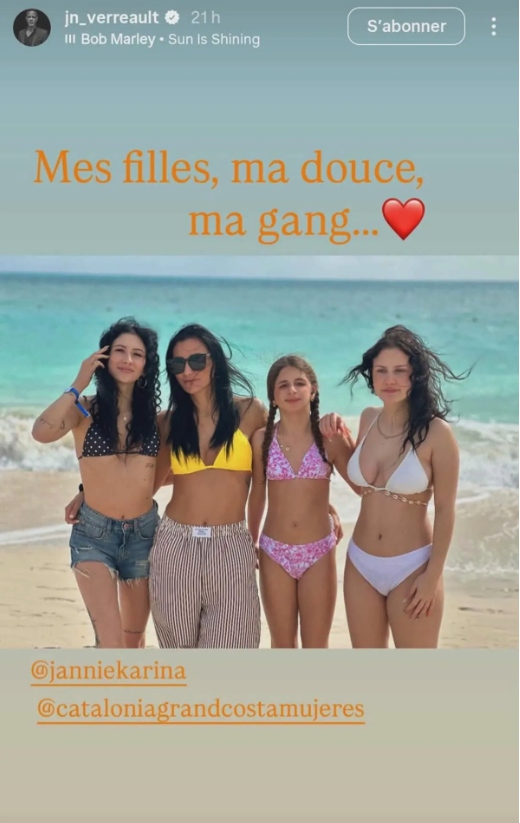 Capture le 2026 01 18 a 04.36.17 Jean-Nicolas Verreault partage de nouvelle photo de sa femme et de leurs 3 filles en maillot de bain et les r&eacute;actions explosent!