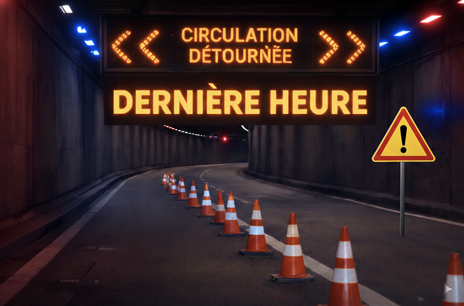 Capture le 2026 01 20 a 02.18.55 Fermeture compl&egrave;te d'un tunnel tr&egrave;s emprunt&eacute;: gros choc pour les usagers