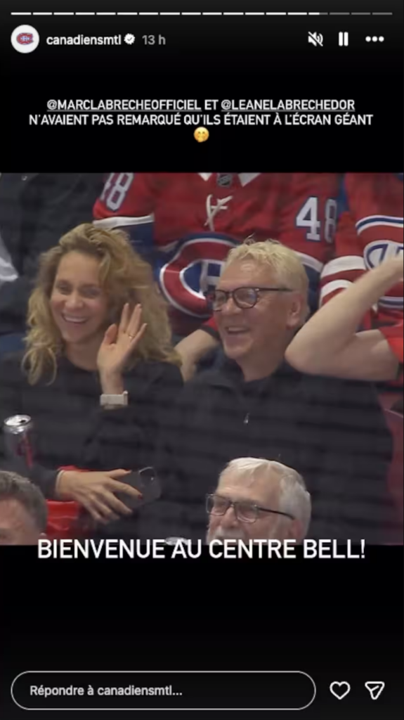 Capture le 2026 01 24 a 02.02.16 L&eacute;ane Labr&egrave;che-Dor au Centre Bell: l&rsquo;accompagnateur surprend tout le monde