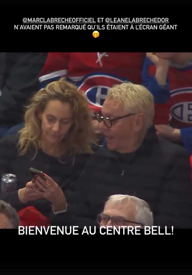 Capture le 2026 01 24 a 02.03.32 L&eacute;ane Labr&egrave;che-Dor au Centre Bell: l&rsquo;accompagnateur surprend tout le monde