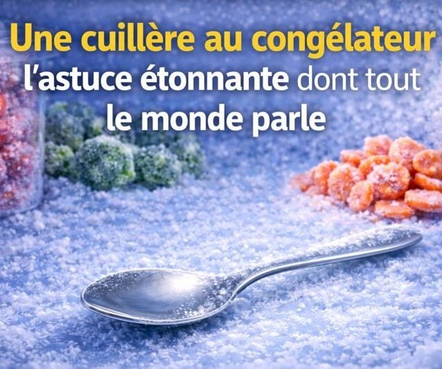 Une cuillère au congélateur : l’astuce étonnante dont tout le monde parle 1 Une cuillère au congélateur : l’astuce étonnante dont tout le monde parle cuillee e1769467315684 Une cuillère au congélateur : l’astuce étonnante dont tout le monde parle