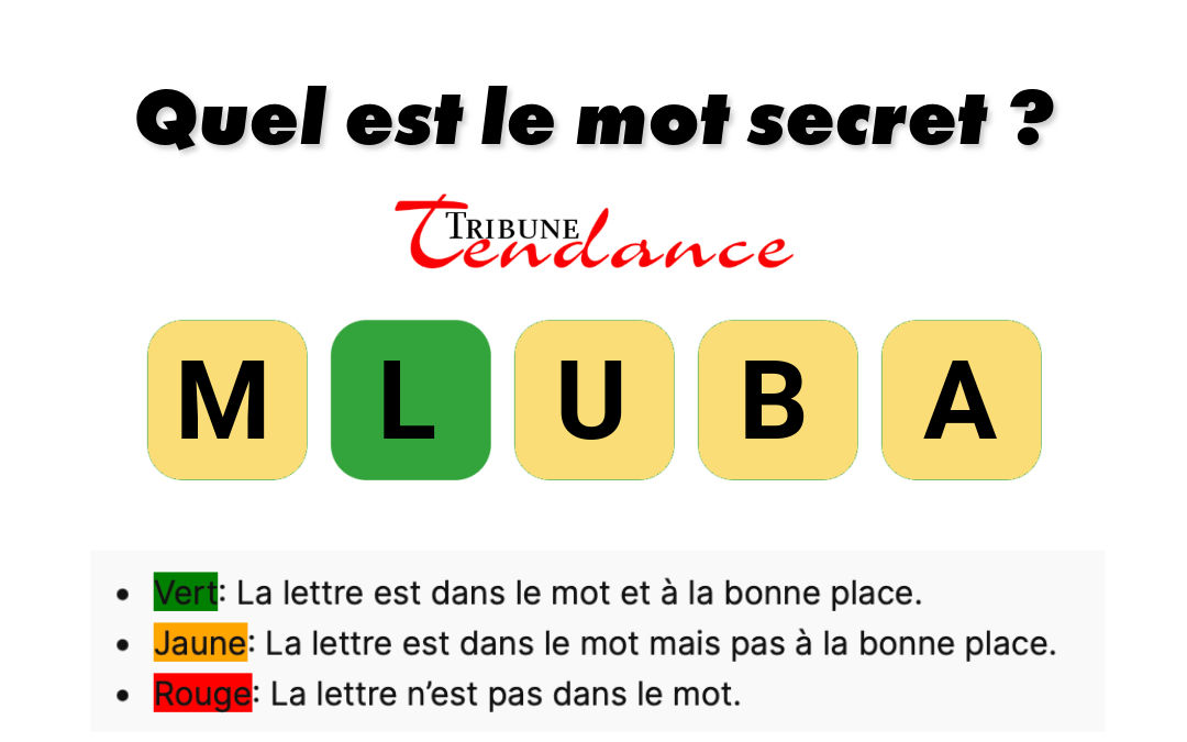 game virale image album 1 D&eacute;fiez votre esprit: Mot de 5 lettres en 120s!