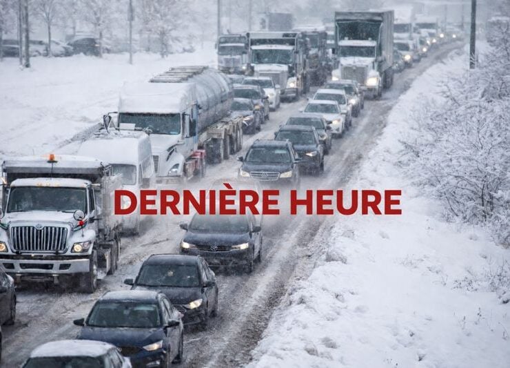 heures Situation critique sur la route : &eacute;vitez ce secteur pour le moment