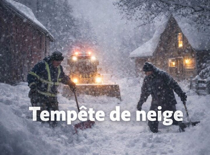 tempeteee e1768327973355 La neige frappe fort : jusqu&rsquo;&agrave; 20 cm et des routes compliqu&eacute;es