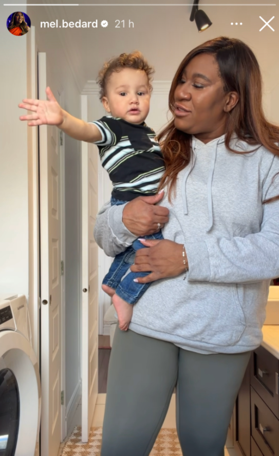 Capture decran 2026 02 01 152544 M&eacute;lissa B&eacute;dard partage de rares images de son fils Aaron&hellip; et il a tellement grandi