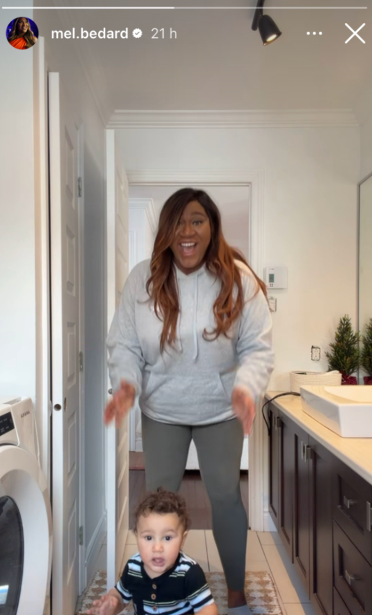 Capture decran 2026 02 01 152552 M&eacute;lissa B&eacute;dard partage de rares images de son fils Aaron&hellip; et il a tellement grandi