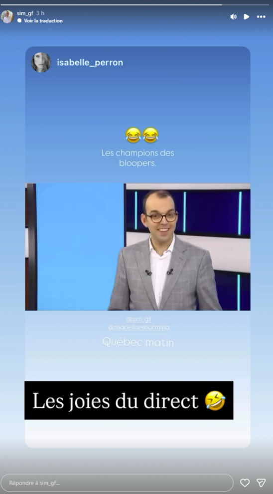 Un petit blooper en direct à LCN fait sourire Simon Gamache-Fortin et les téléspectateurs 4 Un petit blooper en direct à LCN fait sourire Simon Gamache-Fortin et les téléspectateurs Capture decran 2026 02 01 160340 Un petit blooper en direct à LCN fait sourire Simon Gamache-Fortin et les téléspectateurs