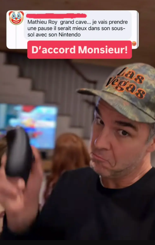 Capture decran 2026 02 08 091731 Un internaute attaque Mathieu Roy&hellip; sa r&eacute;ponse pleine d&rsquo;humour fait l&rsquo;unanimit&eacute;