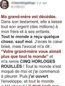 Capture decran 2026 02 08 092334 Il pensait h&eacute;riter d&rsquo;une fortune&hellip; l&rsquo;enveloppe laiss&eacute;e par sa grand-m&egrave;re va tout changer