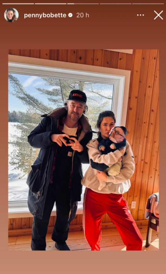 Capture decran 2026 02 08 111142 Karine Gonthier-Hyndman partage une rare photo avec son b&eacute;b&eacute; et son conjoint