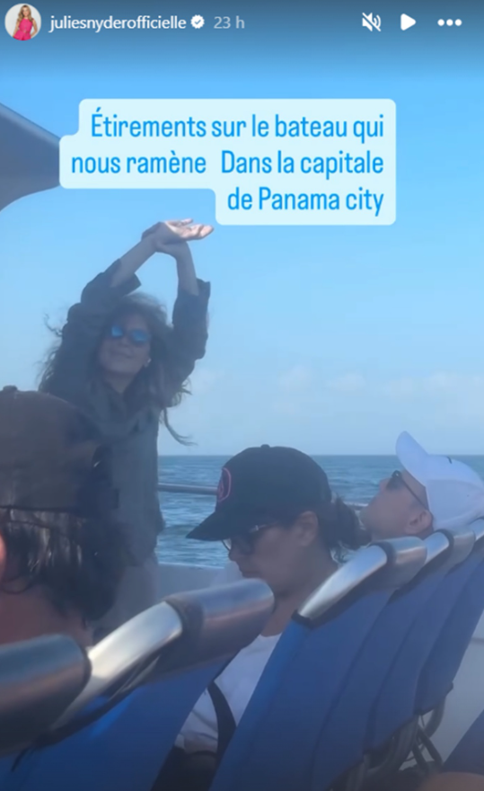 Capture decran 2026 02 17 112957 Loin du Qu&eacute;bec, Julie Snyder partage des photos ensoleill&eacute;es en plein tournage de Survivor Qu&eacute;bec