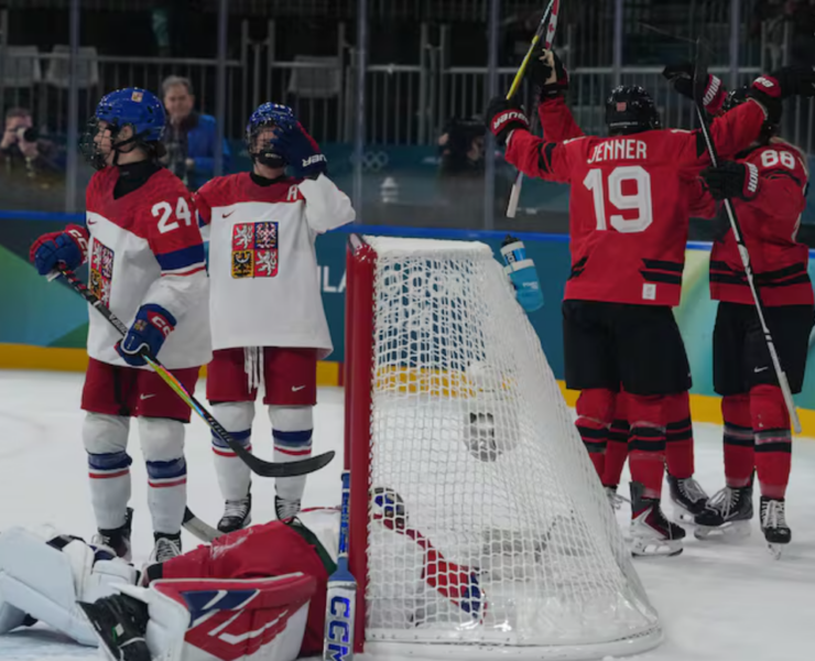 Capture decran 2026 02 18 131842 Catastrophe pour Team Canada : Sidney Crosby quitte le match en plein quart de finale