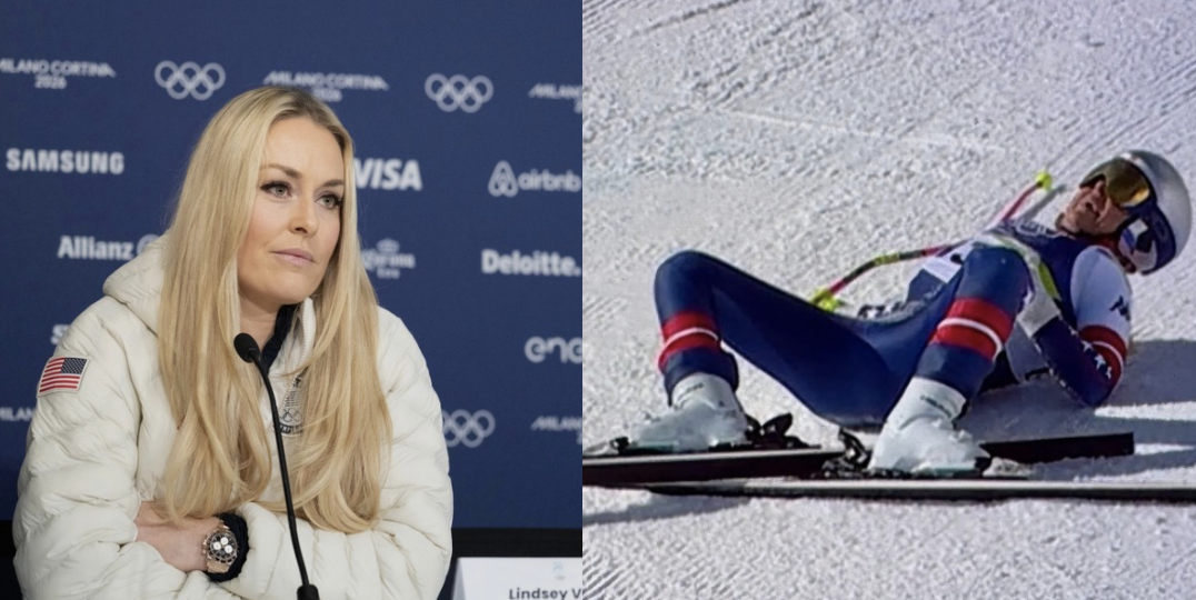 Capture le 2026 02 12 a 06.53.48 Lindsey Vonn &Eacute;vacu&eacute;e en H&eacute;licopt&egrave;re Apr&egrave;s une Chute Dramatique aux JO