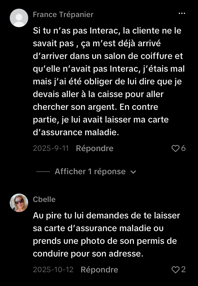 Capture le 2026 02 15 a 00.10.50 Cette coiffeuse dans une ville au Qu&eacute;bec n&rsquo;en revient pas de l&rsquo;audace de sa cliente envers elle !