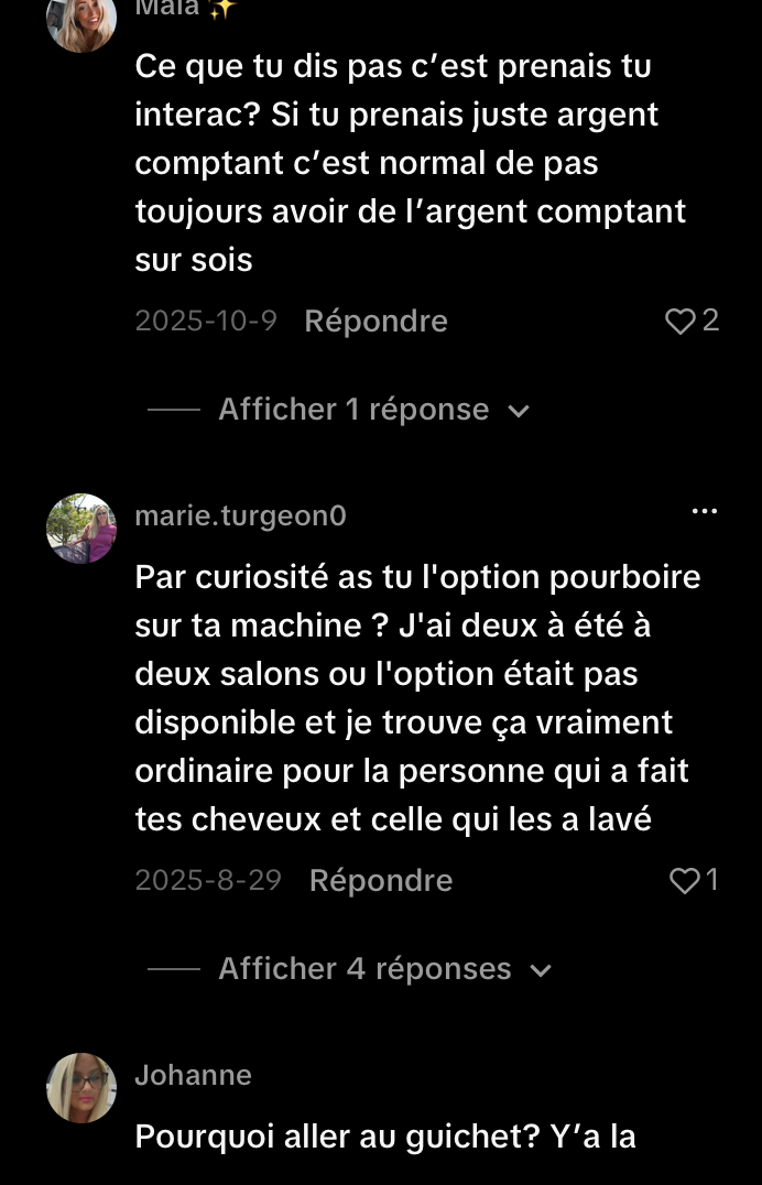 Capture le 2026 02 15 a 00.10.58 Cette coiffeuse dans une ville au Qu&eacute;bec n&rsquo;en revient pas de l&rsquo;audace de sa cliente envers elle !