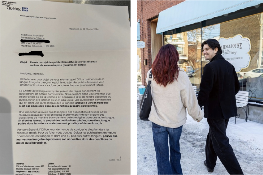 Capture le 2026 02 28 a 11.05.24 L&rsquo;OQLF vise un resto de Montr&eacute;al pour ses publications