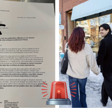 Capture le 2026 02 28 a 11.07.29 L&rsquo;OQLF vise un resto de Montr&eacute;al pour ses publications