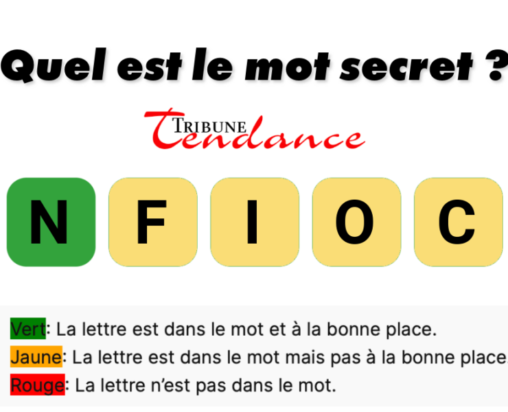 game virale image nocif 4 D&eacute;fi: Mot de 5 Lettres en 2 Minutes