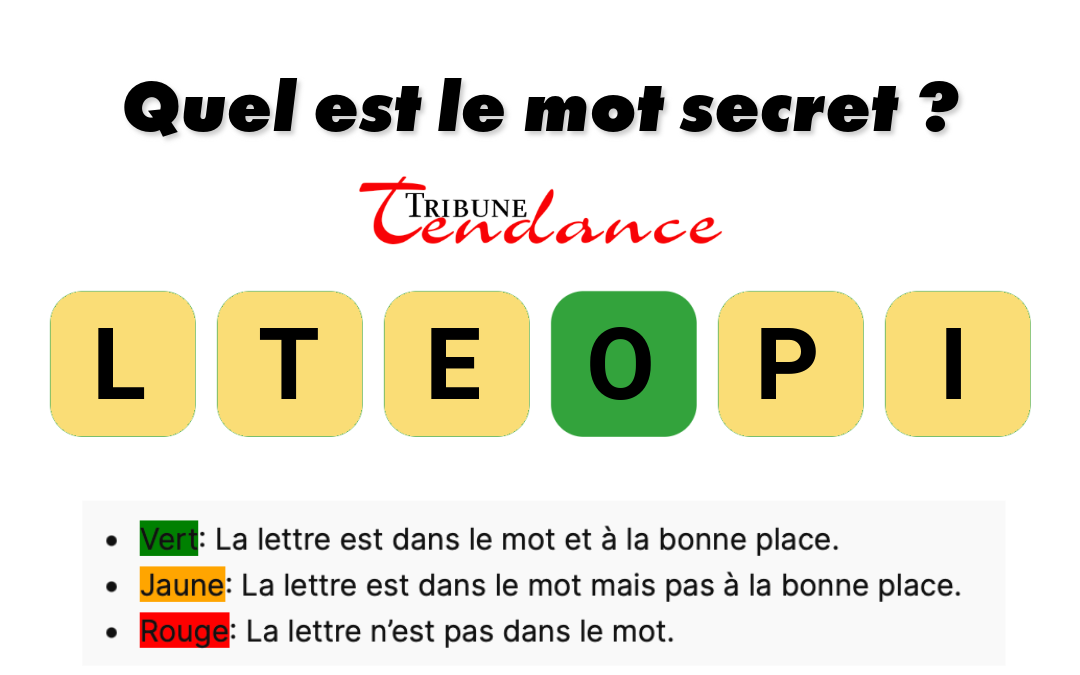 Défi: Mot de 6 Lettres en 2 Minutes! 1 Défi: Mot de 6 Lettres en 2 Minutes! game virale image pilote 5 Défi: Mot de 6 Lettres en 2 Minutes!