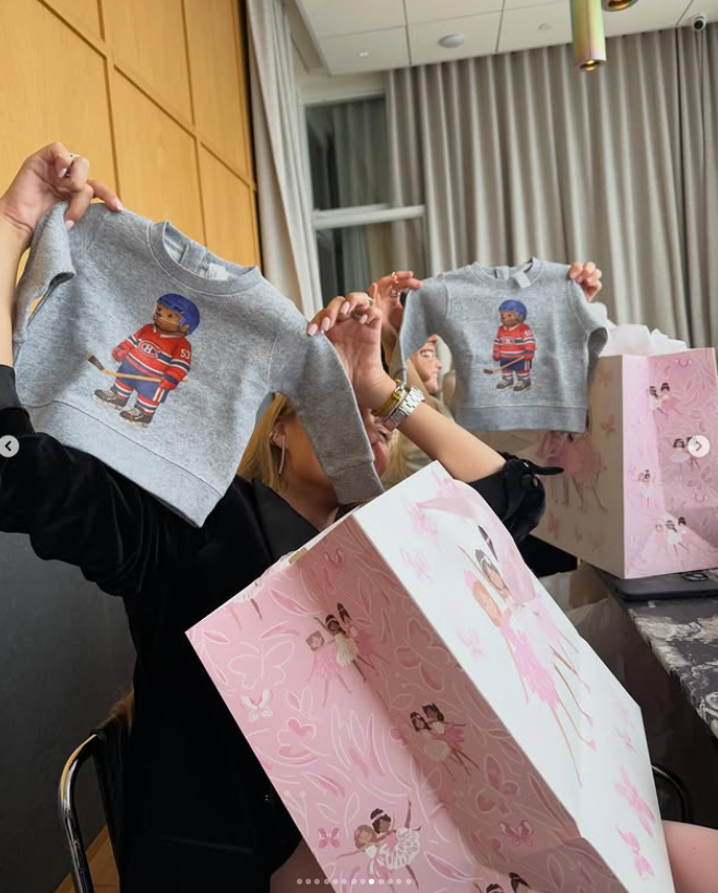 Capture decran 2026 03 13 150227 Les femmes du Canadien ont eu droit &agrave; un baby shower de r&ecirc;ve