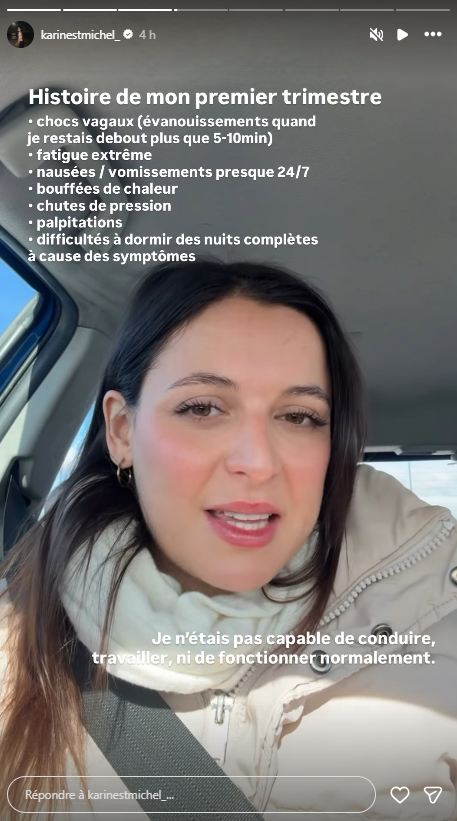 Capture decran 2026 03 13 153051 Karine St-Michel parle ouvertement de sa grossesse&hellip; et &ccedil;a fait beaucoup r&eacute;agir les internautes