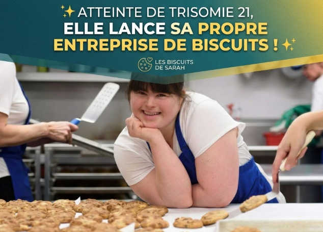 Capture decran 2026 03 29 171805 Trisomie 21, des portes ferm&eacute;es&hellip; puis une entreprise qui explose avec Collettey&rsquo;s Cookies