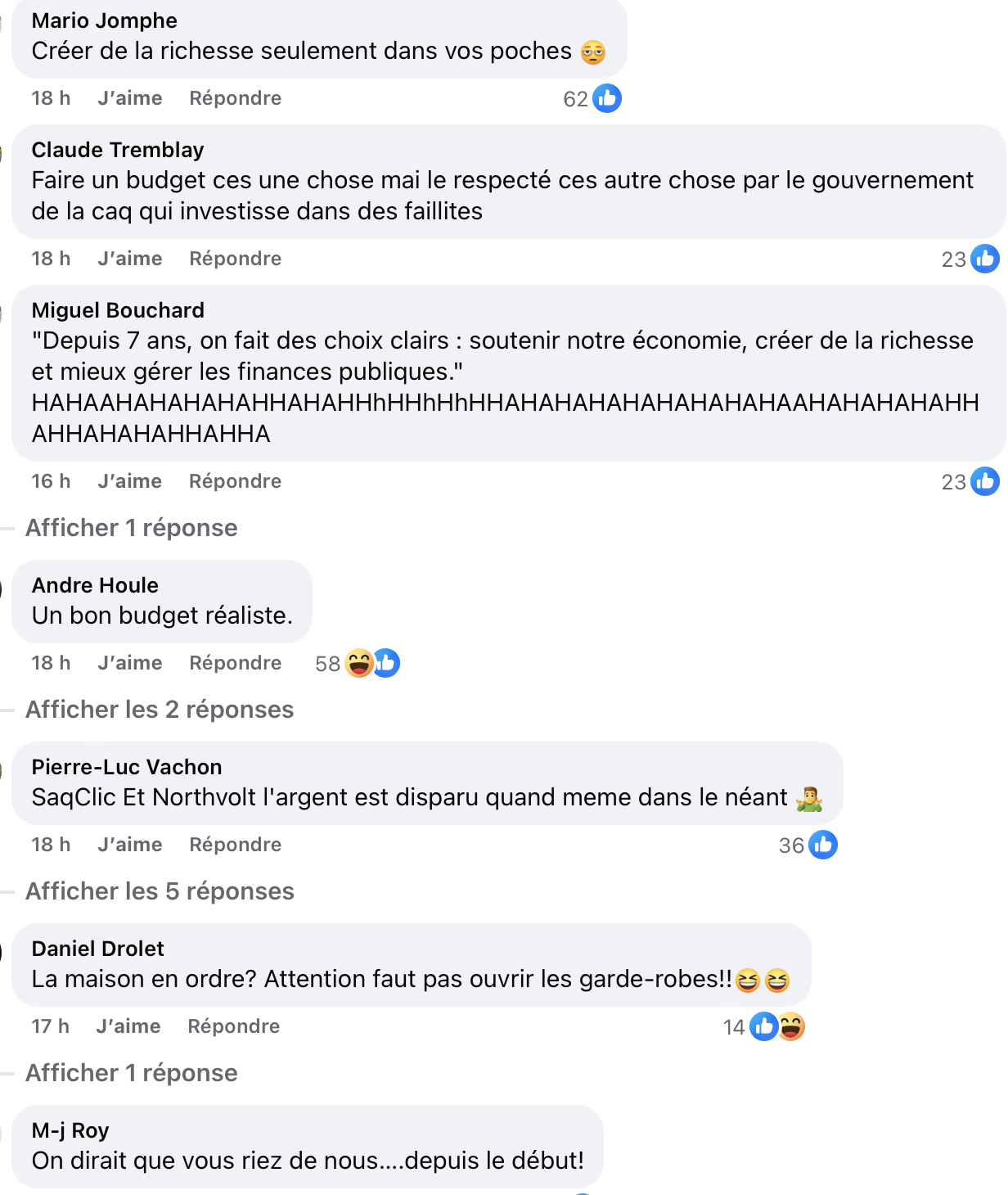 Capture decran le 2026 03 19 a 12.57.59 Une phrase du premier ministre fait bondir de nombreux Qu&eacute;b&eacute;cois