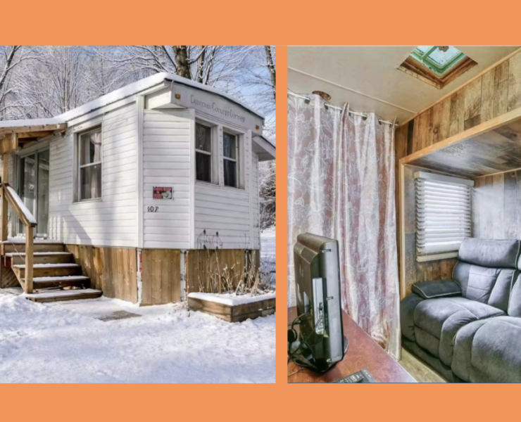 Capture le 2026 03 10 a 14.20.50 Ce chalet &agrave; 45 000 $ dans les Laurentides fait r&eacute;agir en pleine crise immobili&egrave;re