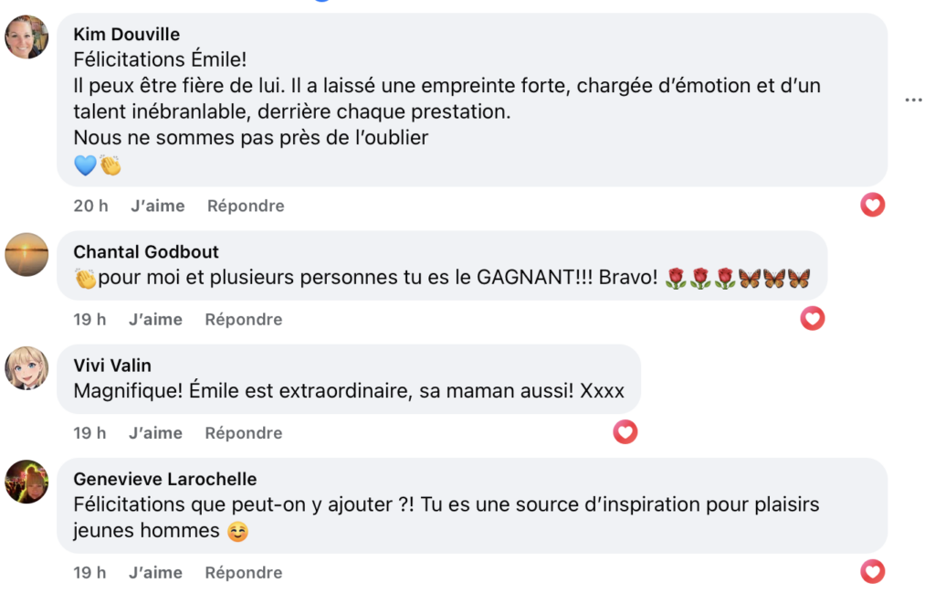 Capture le 2026 03 18 a 10.39.36 La m&egrave;re d&rsquo;&Eacute;mile sort de l&rsquo;ombre apr&egrave;s son &eacute;limination qui fait &eacute;norm&eacute;ment r&eacute;agir