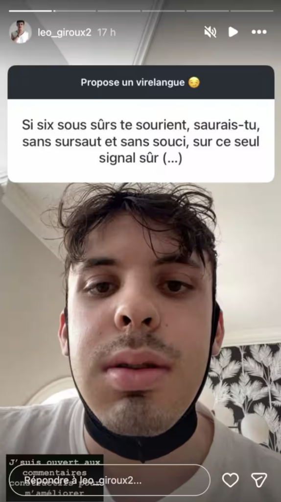 Capture le 2026 03 19 a 10.05.50 M&eacute;connaissable apr&egrave;s son op&eacute;ration du visage : L&eacute;o Giroux donne des nouvelles