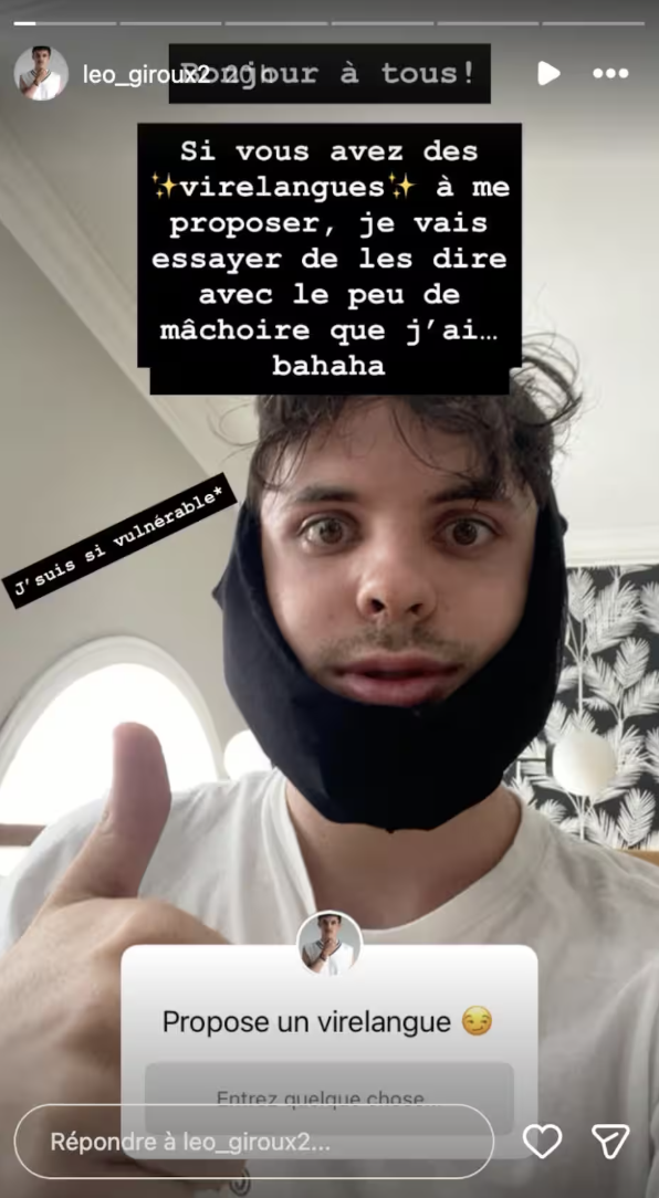 Capture le 2026 03 19 a 10.06.22 M&eacute;connaissable apr&egrave;s son op&eacute;ration du visage : L&eacute;o Giroux donne des nouvelles